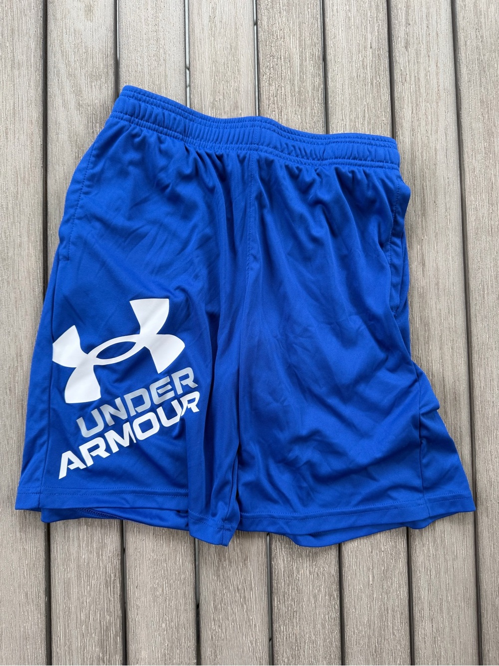 Under Armour Youth Basketball Royal Blue Shorts